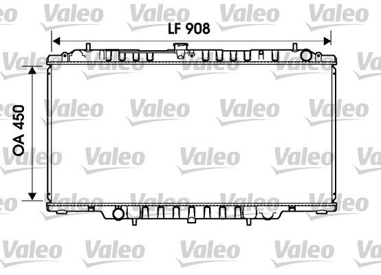 Valeo 734153 - Chladič vody -