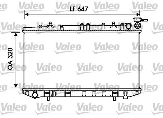 Valeo 734155 - Chladič vody -