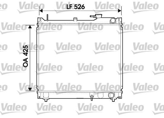 Valeo 734162 - Chladič vody -