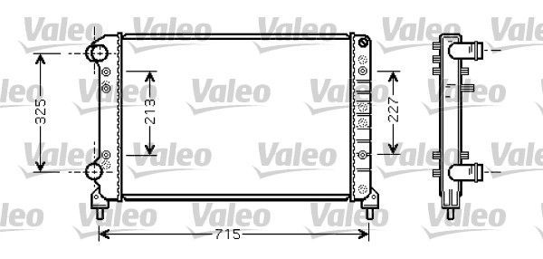 Valeo 734226 - Chladič vody -