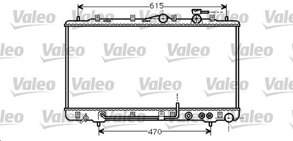 Valeo 734261 - Chladič vody -