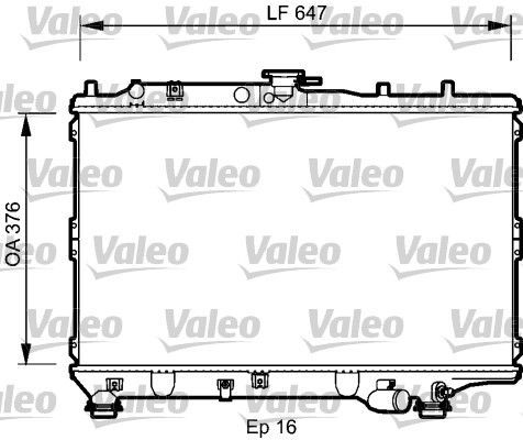 Valeo 734264 - Chladič vody -