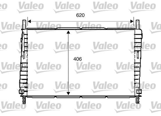 Valeo 734286 - Chladič vody -