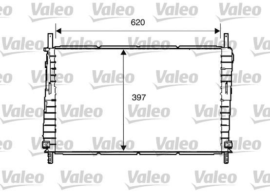 Valeo 734287 - Chladič vody -