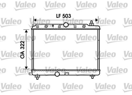 Valeo 734290 - Chladič vody -