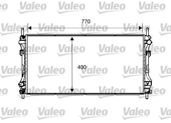 Valeo 734292 - Chladič vody -