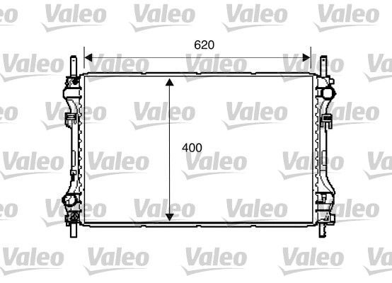 Valeo 734293 - Chladič vody -