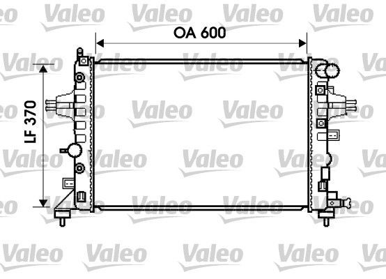 Valeo 734381 - Chladič vody -