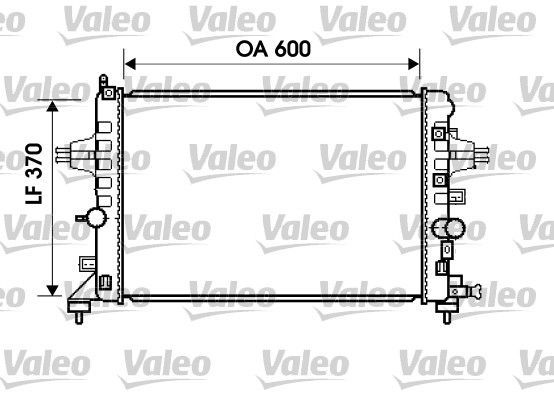 Valeo 734382 - Chladič vody -