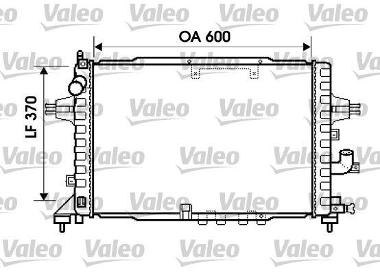 Valeo 734383 - Chladič vody -