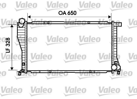 Valeo 734394 - Chladič vody -