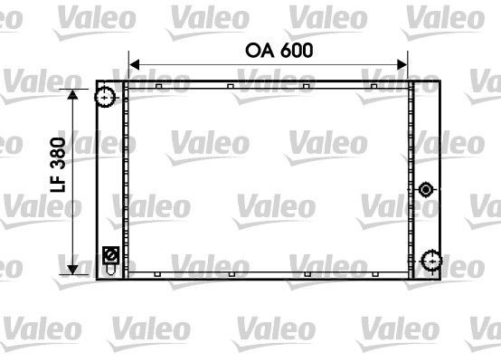 Valeo 734395 - Chladič vody -