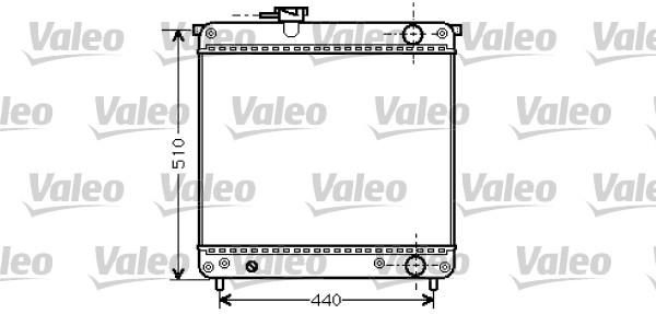 Valeo 734406 - Chladič vody -
