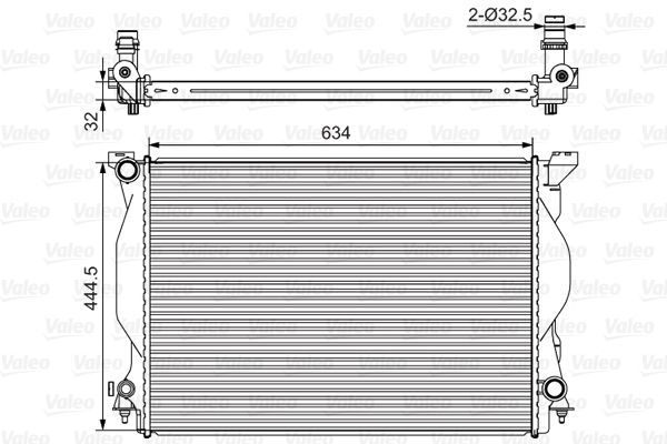 Valeo 734419 - Chladič vody -