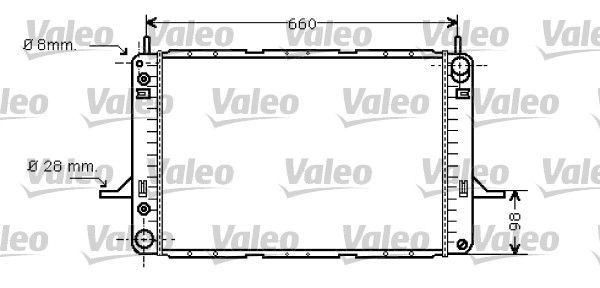 Valeo 734428 - Chladič vody -