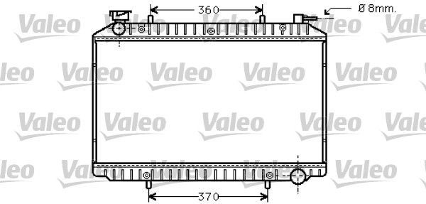 Valeo 734446 - Chladič vody -