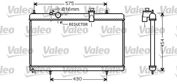Valeo 734452 - Chladič vody -