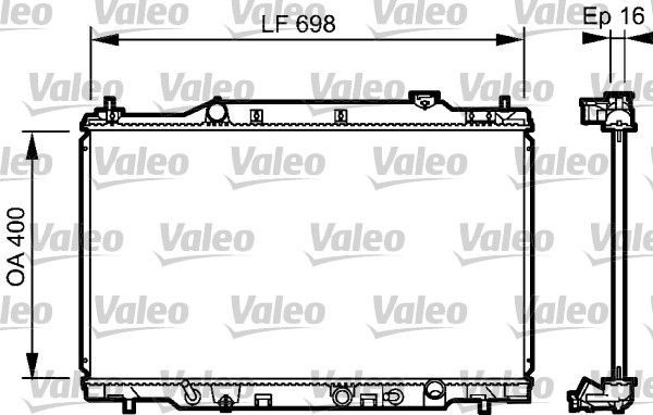Valeo 734478 - Chladič vody -