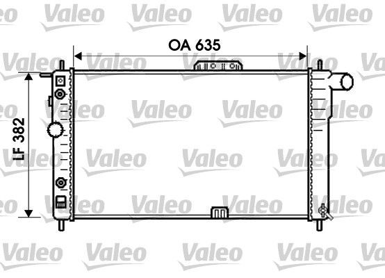 Valeo 734596 - Chladič vody -