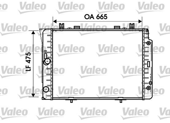 Valeo 734631 - Chladič vody -