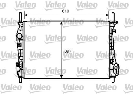 Valeo 734696 - Chladič vody -