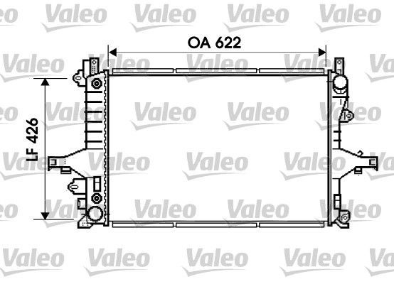Valeo 734720 - Chladič vody -
