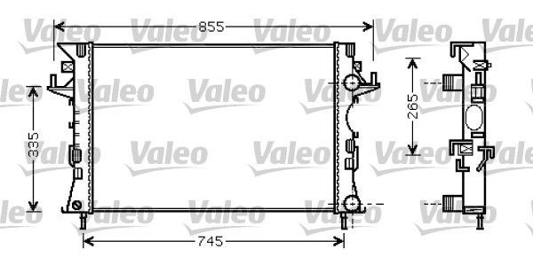 Valeo 734728 - Chladič vody -