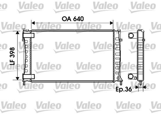 Valeo 734760 - Chladič vody -
