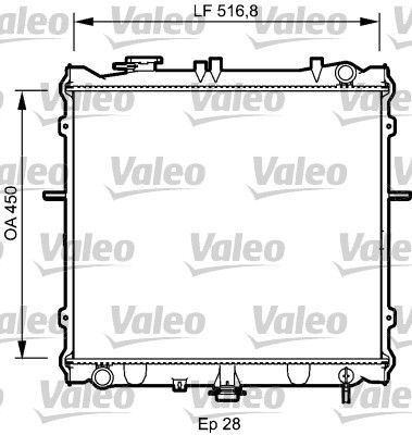 Valeo 734788 - Chladič vody -