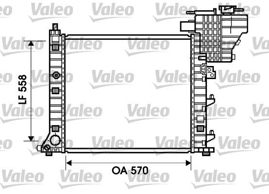 Valeo 734807 - Chladič vody -