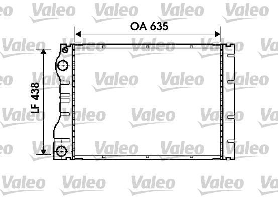 Valeo 734828 - Chladič vody -