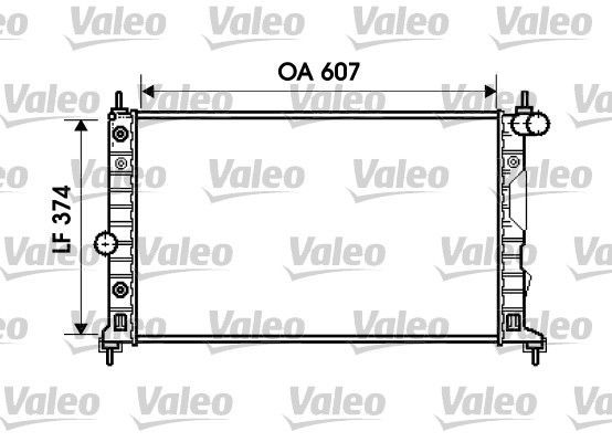 Valeo 734831 - Chladič vody -