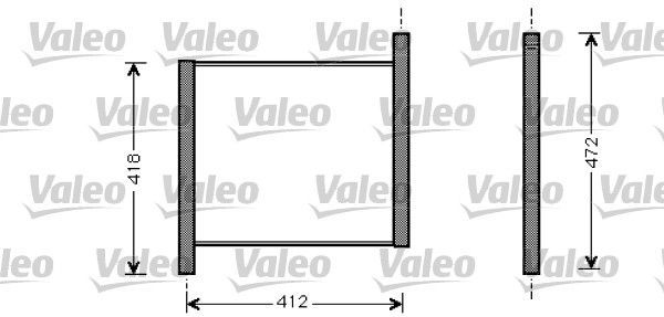 Valeo 734848 - Chladič vody -