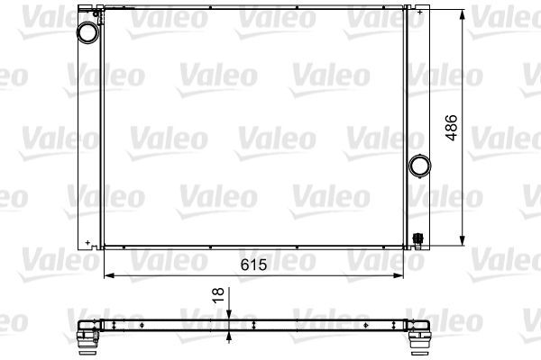 Valeo 734898 - Chladič vody -