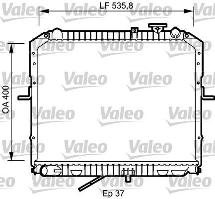 Valeo 734990 - Chladič vody -