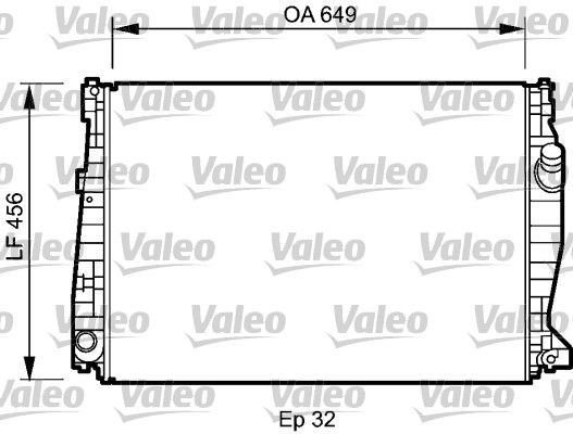 Valeo 735021 - Chladič vody -