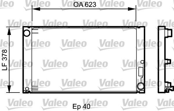 Valeo 735034 - Chladič vody -