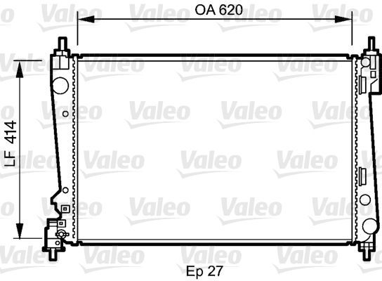 Valeo 735041 - Chladič vody -