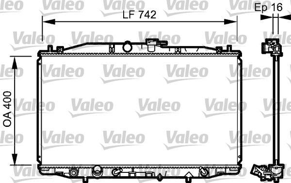 Valeo 735049 - Chladič vody -