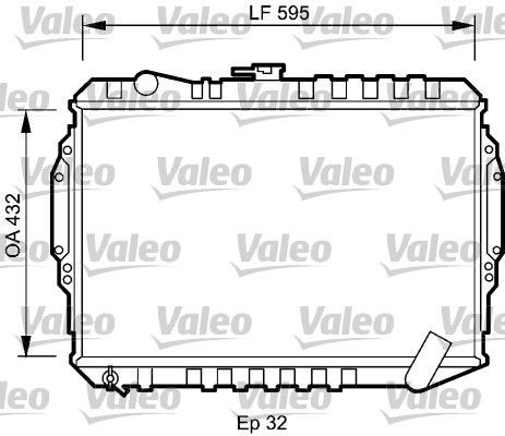 Valeo 735060 - Chladič vody -