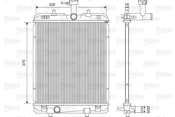 Valeo 735069 - Chladič vody -