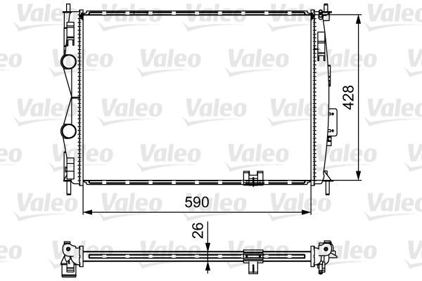 Valeo 735116 - Chladič vody -