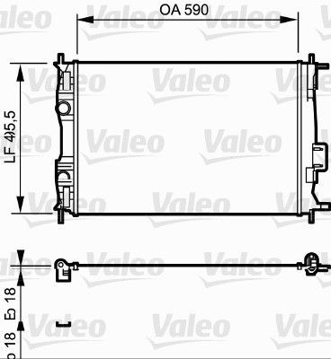 Valeo 735119 - Chladič vody -