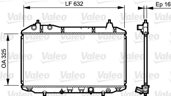 Valeo 735241 - Chladič vody -