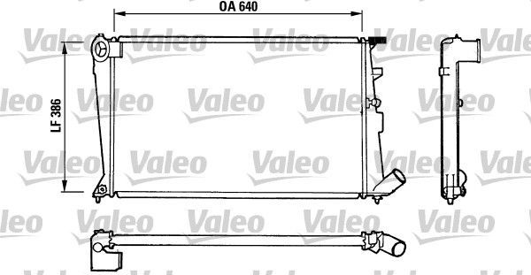 Valeo 810836 - Chladič vody -