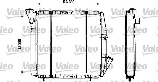 Valeo 810851 - Chladič vody -