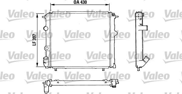 Valeo 810912 - Chladič vody -