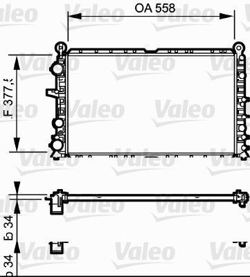 Valeo 810949 - Chladič vody -