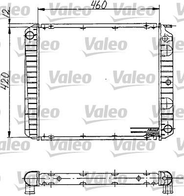 Valeo 810968 - Chladič vody -