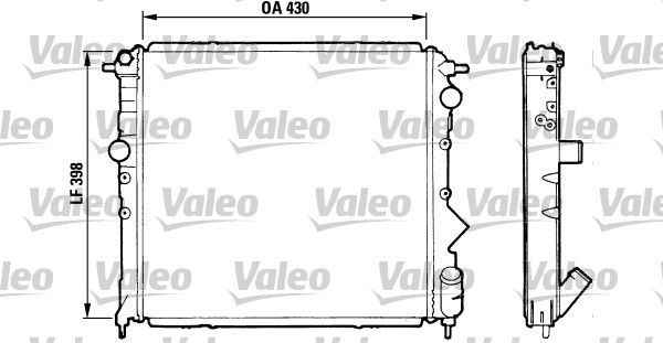 Valeo 810995 - Chladič vody -